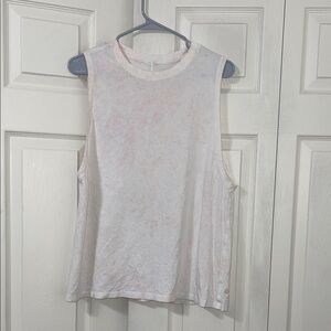 Lululemon LA All Yours Muscle women's cream Tank top. CONT J